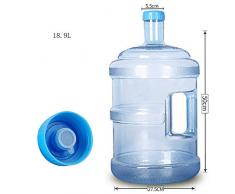 LXDDB Seau Portable de PC de Bouteille deau, Seau deau Pur de Grande capacité de ménage, avec Le Seau deau de poignée, 18.9L