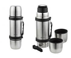 Thermos en acier inoxydable de qualité supérieure, parfait pour le thé, le café et toutes les autres boissons Livré avec 2 tasses de service - 0,7 L