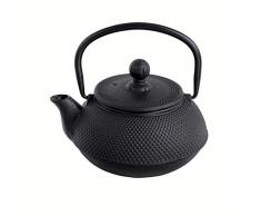 Théière en fonte avec infuseur à thé japonais 600 ml Noir