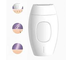 Cvbndfe Épilateur Lumière Pulsée, IPL Épilation Définitive sans Douleur, 2 Modes et 600,000 Impulsions Lumineuses, Conception Câblée,Blanc