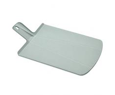 Joseph Joseph - Chop2Pot Plus, Planche à Découper Pliable en Plastique - Grand Format - Gris colombe