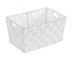 Wenko 19877100 Corbeille Salle de Bains Adria Taille S Blanc