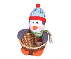 Jolisson Corbeille de Fruit Corbeille à Pain Bonbons Panier Mignon Pour Noël Fête Décoration de Table Chambre Club H M:20 * 15/7.9"*5.9"