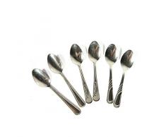 Set de 6 cuillères Moka en Acier Inoxydable 20g