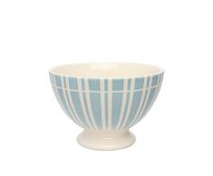 Déjeuner sur lherbe DH062013 Bol à Talon, Faïence, Bleu Glacier, 14,5 x 14,5 x 9,5 cm