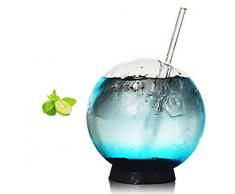 VANUODA Martini Verres à Cocktail, Verre à whisky, Tasse de thé de fleur, Jus, Eau,