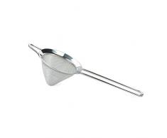 Passoire à cocktail fine professionnelle en acier inoxydable avec tamis à mailles conique Silver