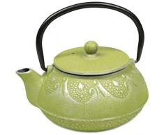 Théière Japonaise vert en fonte