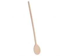 Metaltex 570540 Cuillère Anglaise Ovale 40cm en Bois de hêtre, Multicolore, 5 cm