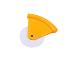 Kalaokei Portable Forme Ronde Plastique Roulette à Pizza gâteau Couteau à Pain de Coupe Outil de Cuisson