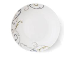 Assiette calotte 22 cm Myosotis en porcelaine