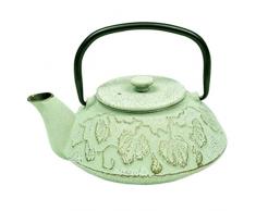 Théière Japonaise vert pastel en fonte