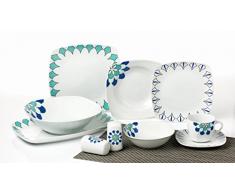 Combiné service de table + service à café 40 pièces Elmas TK-981 - pour 6 personnes
