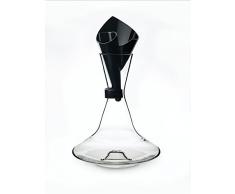 Peugeot Asarine Carafe à Décanter Vins Jeunes + Aérateur/Verseur + Collier Anti Goutte, Verre, Blanc, 75cl (230265)