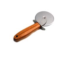 Couteau à pizza, Coupe-roue à pizza avec manche en bois Roue à coupe-pâte pour pâte à tarte Pizza Premium Vaisselle en bois