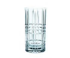 Spiegelau & Nachtmann Long Drink Set/4, Verre en Cristal, Cristal Transparent, 7.7 x 7,7 x 15.1 cm, 4 unités de