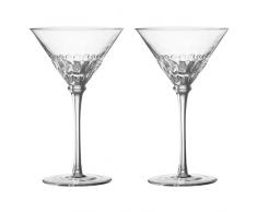 Anton Studio Designs Solar Service de 2 Verres à Martini Clair