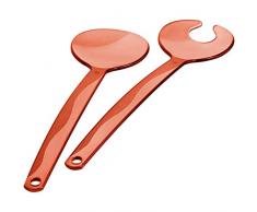 Rotho 1718404036 Couverts à Salade, Plastique, Rouge, 30,6 x 8 x 1 cm