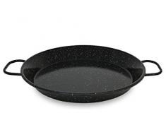 Menax - Poêle à Paella - Plat à Paëlla - Acier Émaillé Vitrifié - Revêtement Antiadhésif - Fabriqué en Espagne - Ø 30 cm