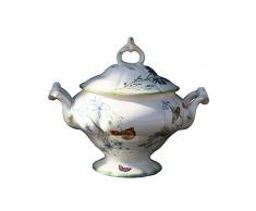 Faïencerie de Niderviller ~ Soupière Renaissance Folies botaniques faïence