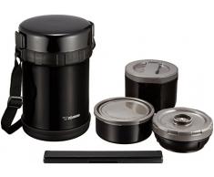 Zojirushi - Boîte à repas en acier inoxydable thermique BENTO BAKO | SL-GH18-BA (import du Japon)