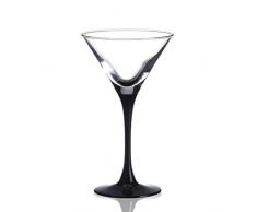 Verres À Cocktail Classics Martini, Coupe De Verre À Champagne Coupe Haute Noire Avec Coupe De Triangle