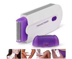 Électrique épilateur femmes Épilation Indolore femmes épilateur rasoir instantanée et sans douleur sans capteur de lumière USB de recharge