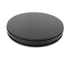 PrimeMatik - Plateau tournant Electrique 45 cm Noir
