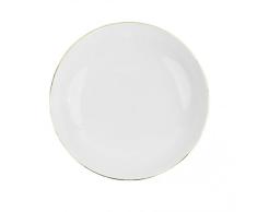 Assiette calotte 22 cm Cytise en porcelaine