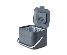 Joseph Joseph - Stack 4 - Poubelle de Table pour DÃ©chets Organiques - Bac Ã Compost - Gris