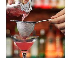 bar@drinkstuff Tamis à cocktail conique – Fine passoire à cocktail, Passoire à Cocktail