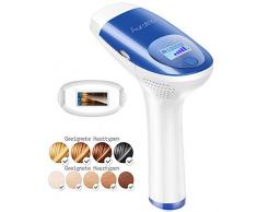 Auratrio Prestige T3s Epilateur à Lumière Pulsée > 600.000 Pulsée, Épilation Permanente IPL Système pour Corps/Visage/Maillot/Aisselles, Hommes et Femmes, Glisser et Flasher, jusquà 5,9J/cm²