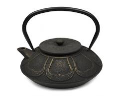Théière Japonaise Noire patinée en fonte 0.85 Litre