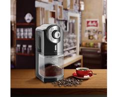 Melitta 1019-02 Molino Moulin à Café Electrique Meule Professionnelle Inox Noir 16,5 x 9,5 x 25,5 cm