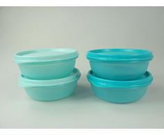 TUPPERWARE raviers 300 ml (4) B11 turquoise