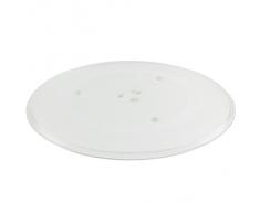 véritable Samsung m1736 N me732 K-s Assiette Passe au micro-ondes Plateau tournant en verre (255 mm/25,4 cm)