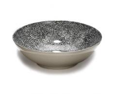 Lambert Kaori Bol à Fruits, saladier, saladier, saladier, faïence – Ø : 30 cm – avec élégante Krakelee Glasure.