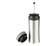 Gobelet isotherme 2 en 1 avec fonction cafetière à piston 0,48 L [Rosenstein & Söhne]