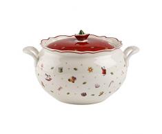 Villeroy & Boch Toys Delight Soupière, 3 litre, Porcelaine Premium, Blanc/Rouge