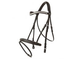 Kavalkade Polan Mors anglais combiné Noir Taille Poney