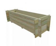 Festnight Jardinière en Bois de Pin Imprégné pour Fleurs et Légumes