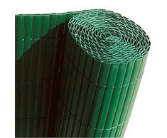 Faura 15003 Double Face Décoration Extérieure Canisse PVC Vert