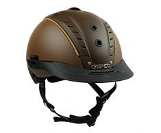 Casco Casque d’équitation unisexe, Femme, 4031381046772, marron, M-L (58-60 cm)