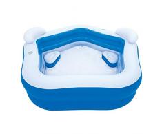 HtapsG Spa Gonflable 6 Places Enfants Gonflable De Haute Qualité À La Maison Pagayer Grande Fête DÉté De La Famille du Centretubulaire Ronde