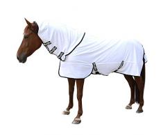 Kerbl Couverture Rugbe Superfly Blanche, 145 Cm pour Cheval Taille M