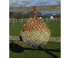 Rhinegold 348 Monarch Filet à Foin à Petit Trou Rouge/Blanc/Bleu 36