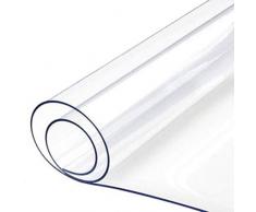 YXB Tarpaulin Transparent Rainproof, PVC Clear Tarp, Couverture extérieure en Plastique Souple pour fenêtre de Balcon, Bateau, Couverture de Piscine, abri pour Plantes FENGMING-yb (Couleur: tran