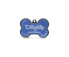 DOGTAP Solid-Die Intelligente Médaille pour Chien avec Puce NFC Bleu