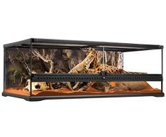 Exoterra Terrarium en Verre pour Reptiles et Amphibiens 90 x 45 x 30 cm