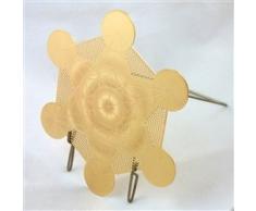 Metatron Grille de guérison Cube Plaqué or 18 K